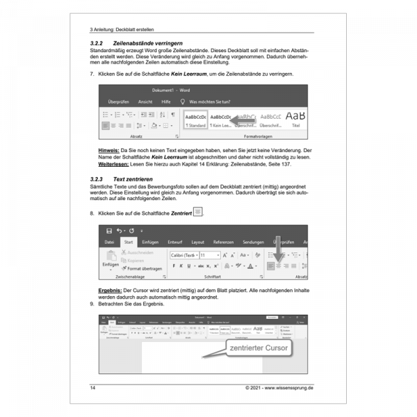 Bewerben mit Word 2019 - Einführungskurs Teil 1 - S0440-P – Bild 2